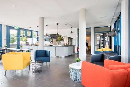 Aufenthaltsraum im Campus-Treff